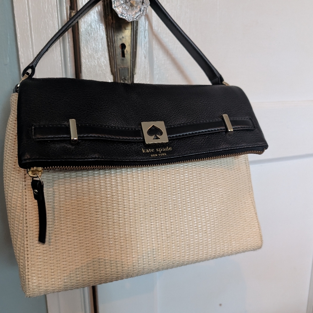 Like New Kate Spade Leather Woven Bag - Picture 3 of 15